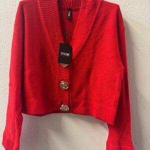Stylewe Women's Red Sweater